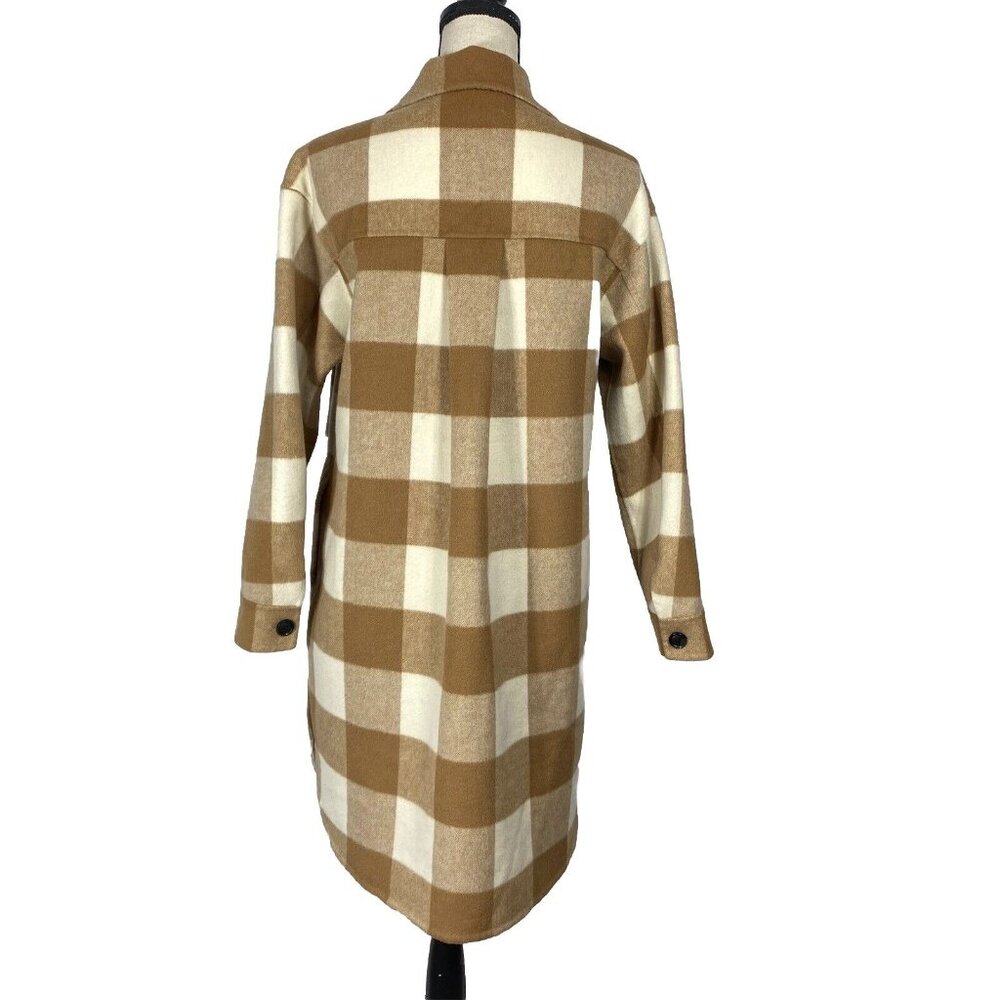 Rails Jaro Buffalo Check Shacket Womens S Ivory C… - image 7